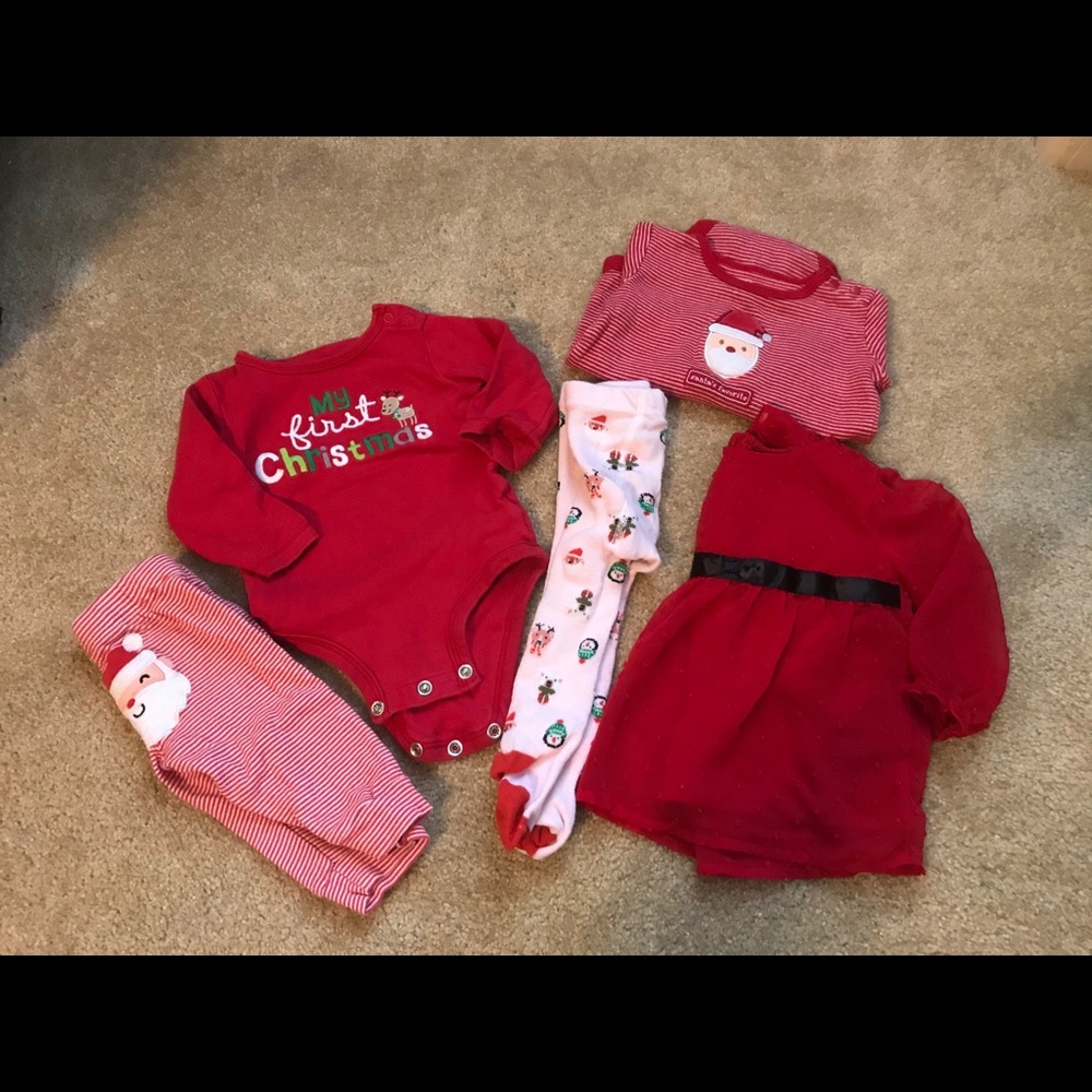 Girls 6m Christmas lot